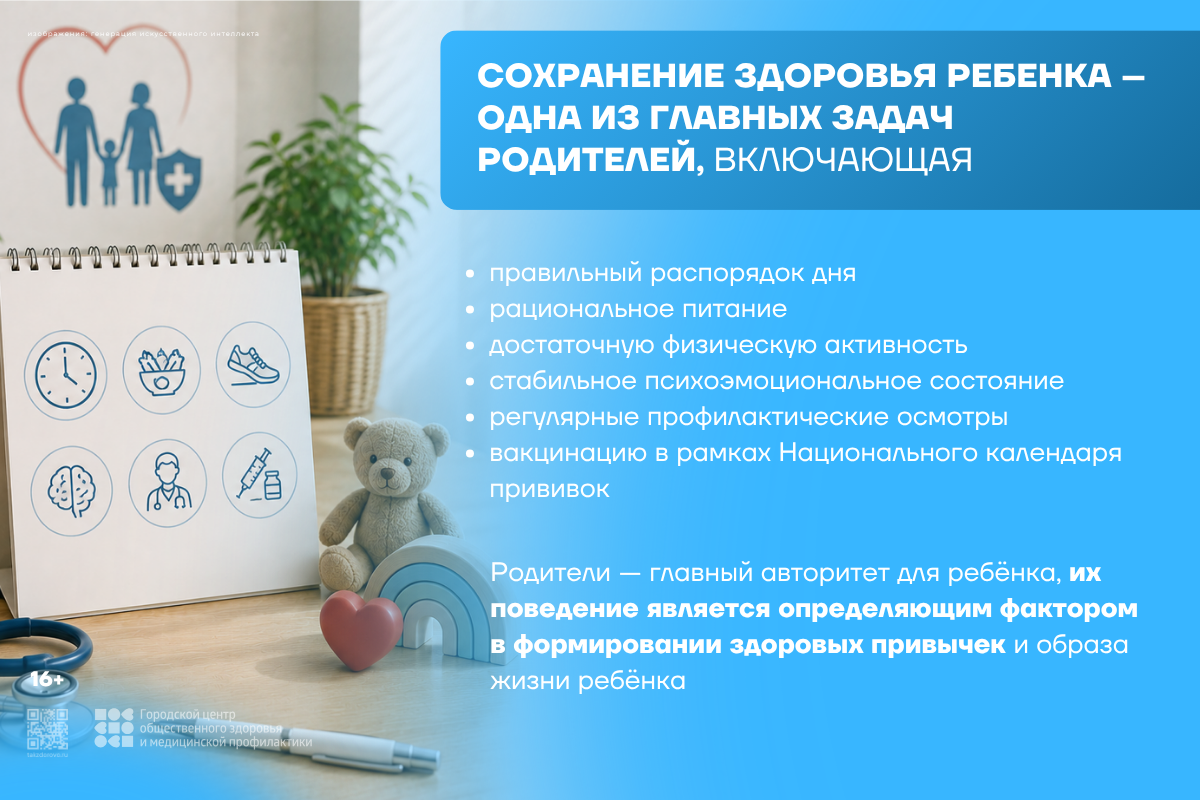 Здоровье ребенка баннер
